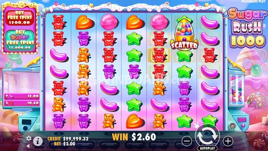 Cara Jackpot di Permainan Sugar Rush 1000