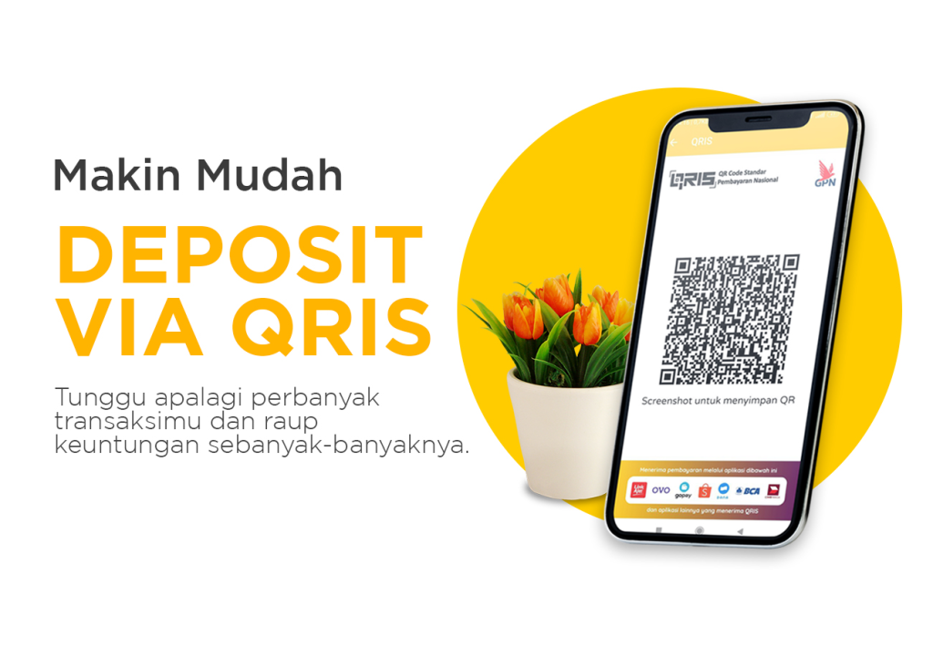 Deposit Mudah dengan QRIS