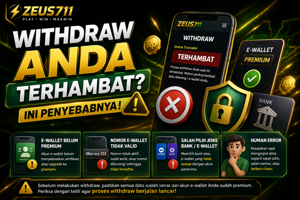 Withdraw Anda Terhambat? Proses withdraw seharusnya berjalan lancar